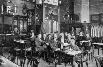 Magyarorsz�g k�v�h�z, korabeli k�peslap, 1910 k�r�l