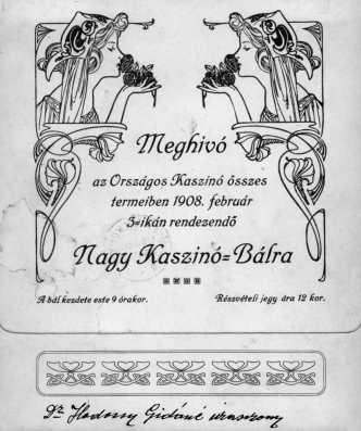 Meghv a kaszin blra, 1908