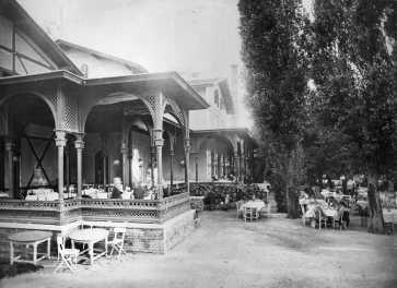 Margitszigeti fels vendgl, 1875, Klsz Gyrgy felvtele