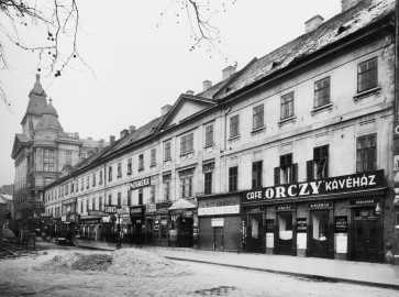 Az Orczy-h�z K�roly k�r�ti homlokzata