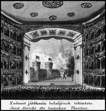 A N�met Sz�nh�z sz�npada, 1830-as �vek, Carl Vasquez litogr�fi�ja