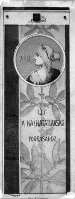 Meghv a Magyar Kpzmvszek Egyesletnek jelmezes estlyre, 1897