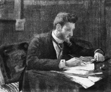 Justh Zsigmond, 1888 k�r�l, Rupert Bunny festm�nye